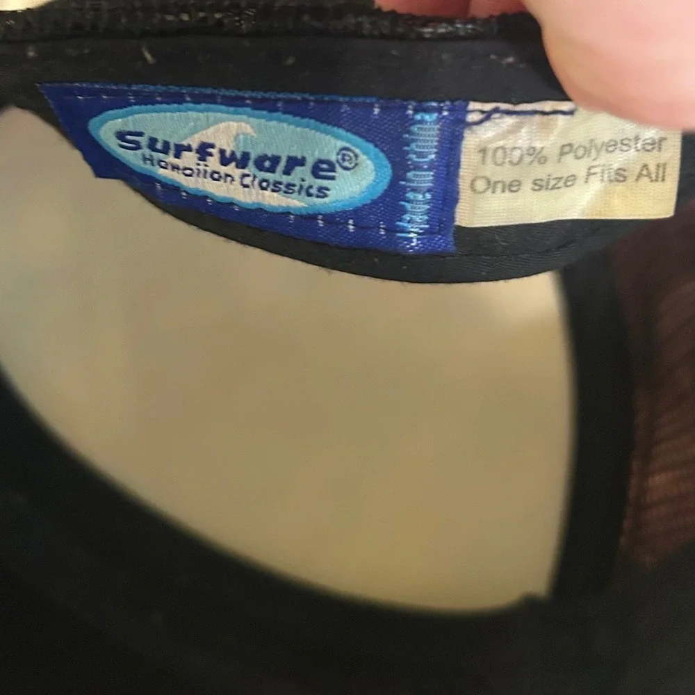 Surfware Hawaiian Classics Hawaii Est 1959 Floral Trucker Hat Black Snapback Cap